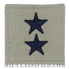 少将（Major General (MG)）[ABU/空軍階級章/ベルクロ付パッチ]の画像