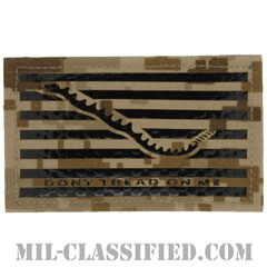 First Navy Jack（Don't Tread on Me）NWU Type2 AOR1[IR（赤外線）反射素材/ベルクロ付パッチ]の画像