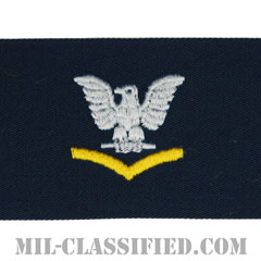 三等兵曹（ゴールド）（Petty Officer Third Class, Good conduct）[カバーオール/海軍階級章/生地テープパッチ/ペア（2枚1組）]画像
