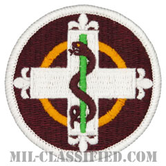 第338医療旅団（338th Medical Brigade）[カラー/メロウエッジ/パッチ]画像