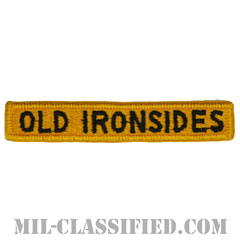第1機甲師団タブ（1st Armored Division "OLD IRONSIDES" Tab）[カラー/メロウエッジ/パッチ]画像
