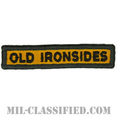 第1機甲師団タブ（1st Armored Division "OLD IRONSIDES" Tab）[カラー/メロウエッジ/パッチ]の画像