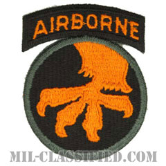 第17空挺師団（17th Airborne Division）[カラー/カットエッジ/パッチ/レプリカ]画像