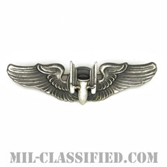 機上射手章 (エアガンナー)（AAF Air Gunner Wing Badge）[カラー/燻し銀/ピンバック/バッジ/レプリカ]画像