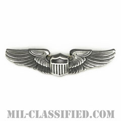 航空機操縦士章 (パイロット)（Air Force Pilot Badge）[カラー/燻し銀/ピンバック/バッジ/レプリカ]の画像
