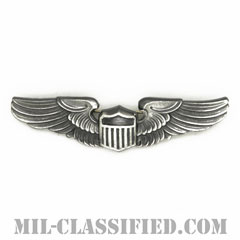 航空機操縦士章 (パイロット)（Air Force Pilot Badge）[カラー/燻し銀/ピンバック/バッジ/レプリカ]画像