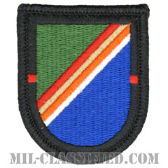 第75レンジャー連隊第1大隊（1st Battalion, 75th Ranger Regiment）[カラー/メロウエッジ/ベレーフラッシュパッチ(2001-)]画像