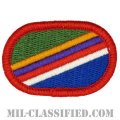 第450民事活動大隊（450th Civil Affairs Battalion）[カラー/メロウエッジ/オーバルパッチ]の画像