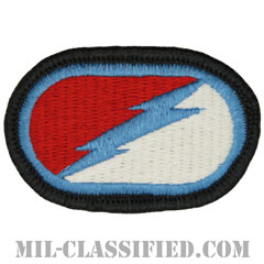 第124騎兵連隊第3大隊C中隊（C Troop, 3d Squadron, 124th Cavalry Regiment）[カラー/メロウエッジ/オーバルパッチ]の画像