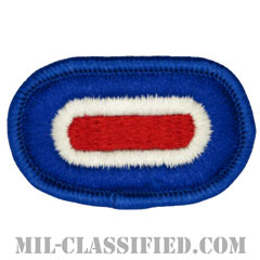第187歩兵連隊（187th Infantry Regiment）[カラー/メロウエッジ/オーバルパッチ]の画像