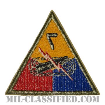 第7機甲師団（7th Armored Division）[カラー/カットエッジ/パッチ]画像