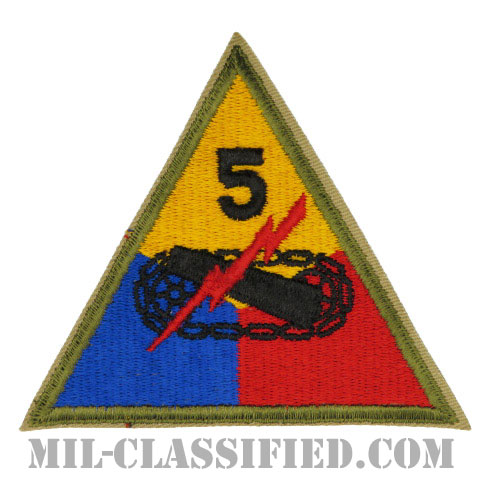 第5機甲師団（5th Armored Division）[カラー/カットエッジ/パッチ]の画像