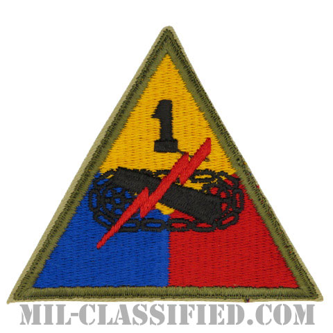 第1機甲師団（1st Armored Division）[カラー/カットエッジ/パッチ]の画像