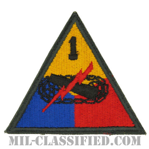第1機甲師団（1st Armored Division）[カラー/カットエッジ/パッチ]の画像
