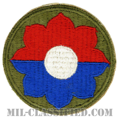第9歩兵師団（9th Infantry Division）[カラー/カットエッジ/パッチ]の画像