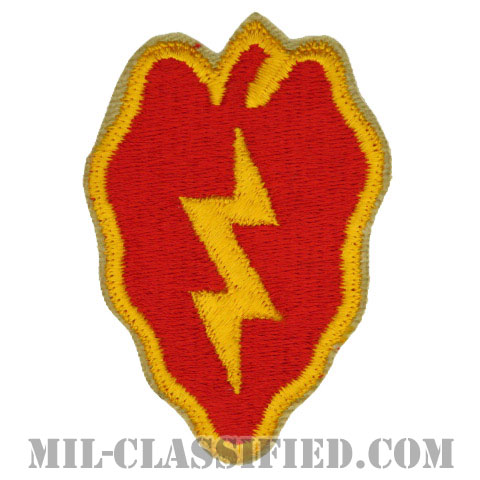 第25歩兵師団（25th Infantry Division）[カラー/カットエッジ/パッチ]の画像