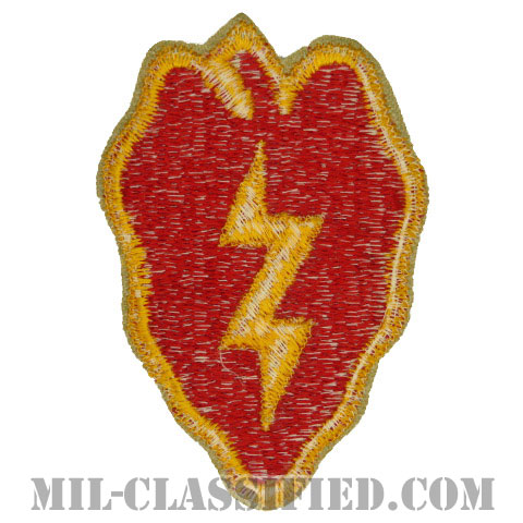 第25歩兵師団（25th Infantry Division）[カラー/カットエッジ/パッチ]画像
