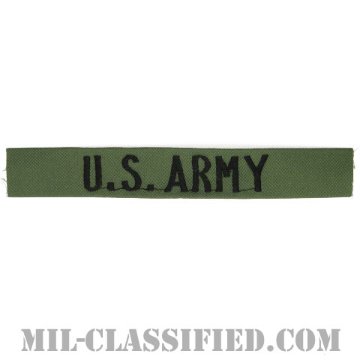 U.S.ARMY [サブデュード/ネームテープ/横振り刺繍/生地テープ/パッチ/レプリカ]画像
