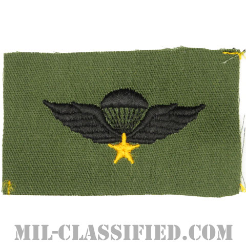 南ベトナム軍空挺章 (ベーシック)（RVN Parachutist Badge, Basic）[パッチ]の画像