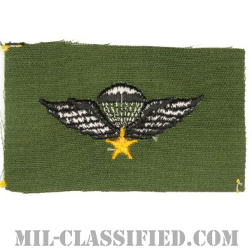 南ベトナム軍空挺章 (ベーシック)（RVN Parachutist Badge, Basic）[パッチ]画像
