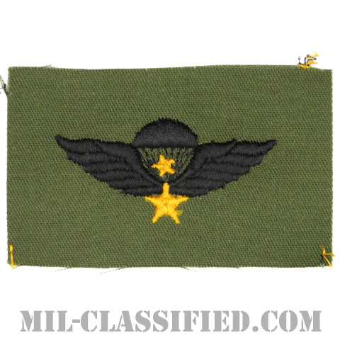 南ベトナム軍空挺章 (シニア)（RVN Parachutist Badge, Senior）[パッチ]の画像