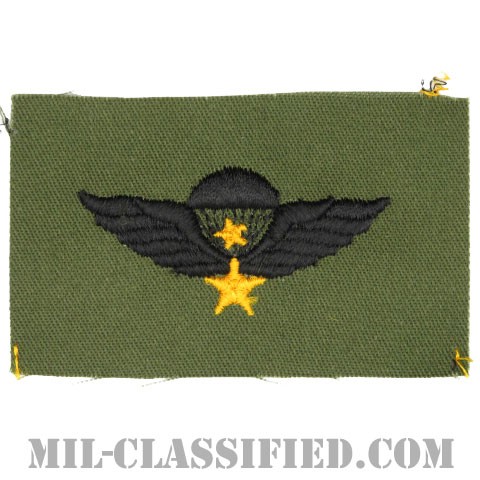 南ベトナム軍空挺章 (シニア)（RVN Parachutist Badge, Senior）[パッチ]画像