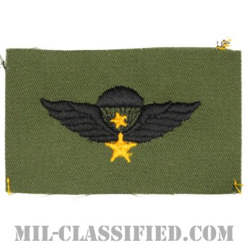 南ベトナム軍空挺章 (シニア)（RVN Parachutist Badge, Senior）[パッチ]画像