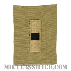 准尉 (WO1)（Warrant Officer (WO1)）[デザート/ゴアテックスパーカー用スライドオン階級章]の画像