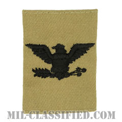 大佐（Colonel (COL)）[デザート/ゴアテックスパーカー用スライドオン階級章]の画像