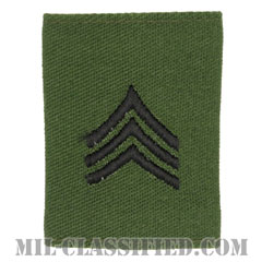 軍曹（Sergeant (SGT)）[サブデュード/ゴアテックスパーカー用スライドオン階級章]の画像