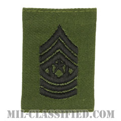 最先任上級曹長（Command Sergeant Major (CSM)）[サブデュード/ゴアテックスパーカー用スライドオン階級章]の画像