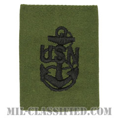 上等兵曹（Chief Petty Officer）[サブデュード/ゴアテックスパーカー用スライドオン海軍階級章]の画像