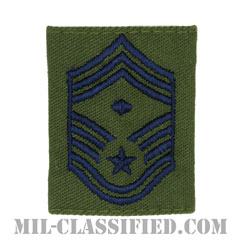 先任最上級曹長（First Sergeant (E-9)）[サブデュード/ゴアテックスパーカー用スライドオン空軍階級章]の画像