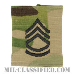 一等軍曹（Sergeant First Class (SFC)）[OCP（7C）/ゴアテックスパーカー用スライドオン階級章]の画像