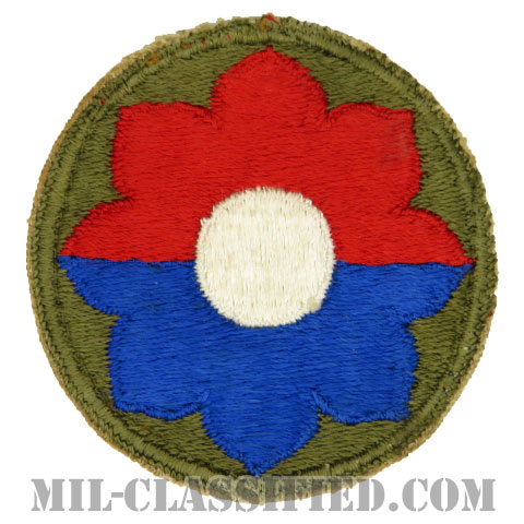 第9歩兵師団（9th Infantry Division）[カラー/カットエッジ/パッチ/中古1点物]の画像