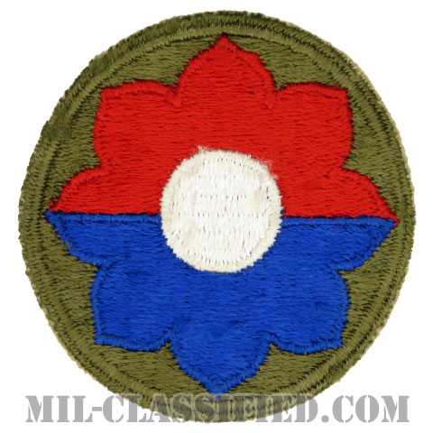 第9歩兵師団（9th Infantry Division）[カラー/カットエッジ/パッチ/中古1点物]の画像