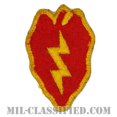 第25歩兵師団（25th Infantry Division）[カラー/カットエッジ/パッチ/中古1点物]の画像