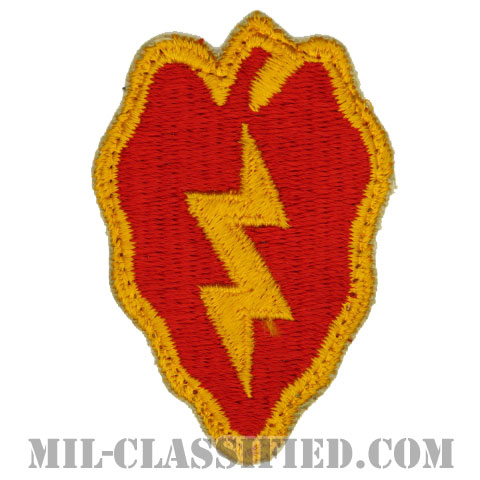 第25歩兵師団（25th Infantry Division）[カラー/カットエッジ/パッチ/中古1点物]の画像