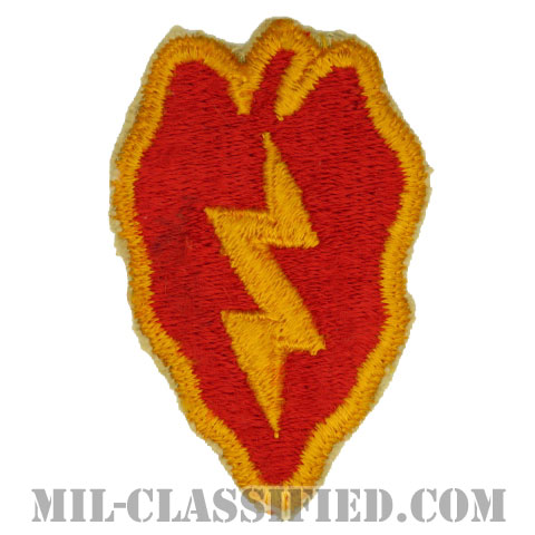 第25歩兵師団（25th Infantry Division）[カラー/カットエッジ/パッチ/中古1点物]の画像