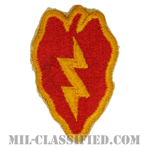 第25歩兵師団（25th Infantry Division）[カラー/カットエッジ/パッチ/中古1点物]画像