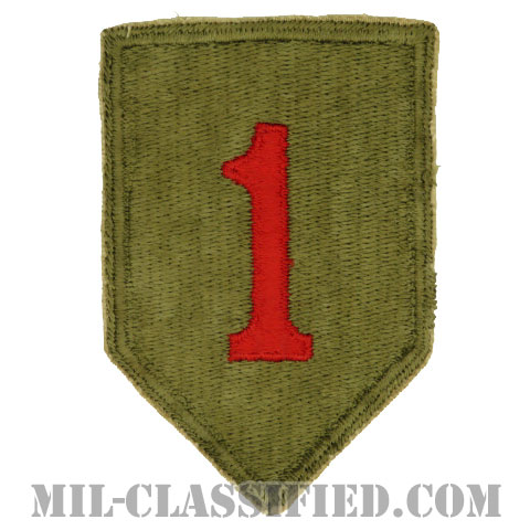 第1歩兵師団（1st Infantry Division）[カラー/カットエッジ/パッチ/中古1点物]の画像