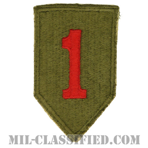 第1歩兵師団（1st Infantry Division）[カラー/カットエッジ/パッチ/中古1点物]の画像