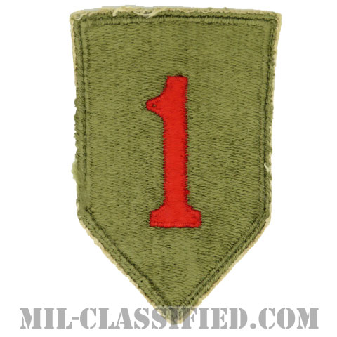 第1歩兵師団（1st Infantry Division）[カラー/カットエッジ/パッチ/中古1点物]の画像