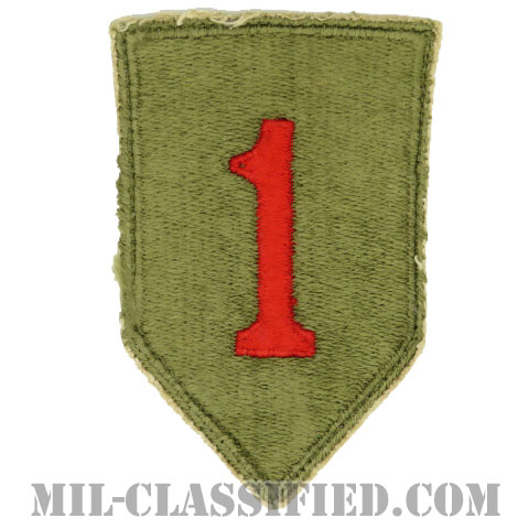 第1歩兵師団（1st Infantry Division）[カラー/カットエッジ/パッチ/中古1点物]画像