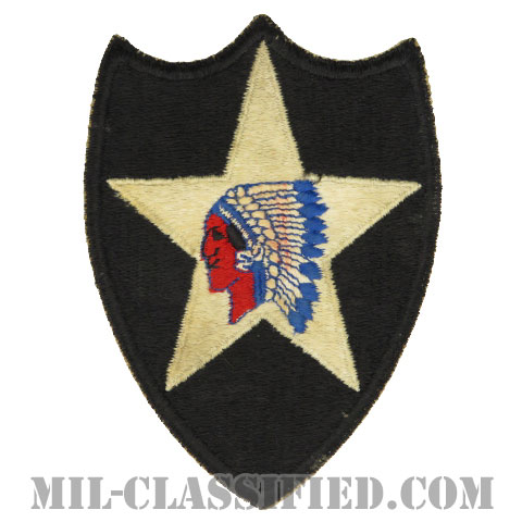 第2歩兵師団（2nd Infantry Division）[カラー/カットエッジ/パッチ/中古1点物]の画像