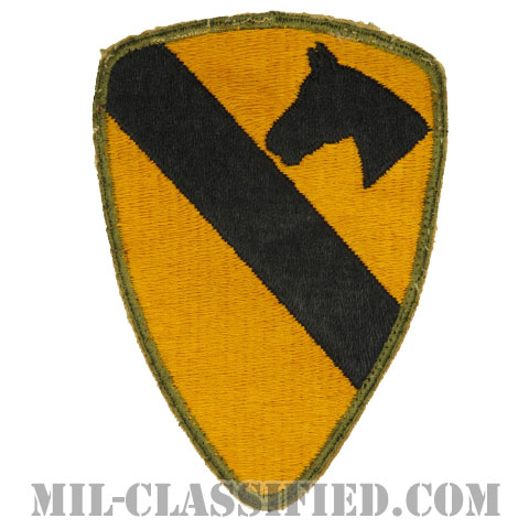 第1騎兵師団（1st Cavalry Division）[カラー/カットエッジ/パッチ/中古1点物]の画像