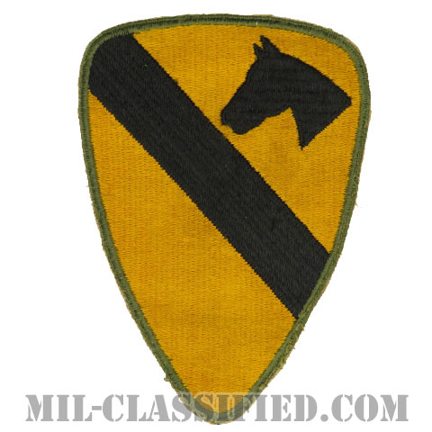第1騎兵師団（1st Cavalry Division）[カラー/カットエッジ/パッチ/中古1点物]の画像