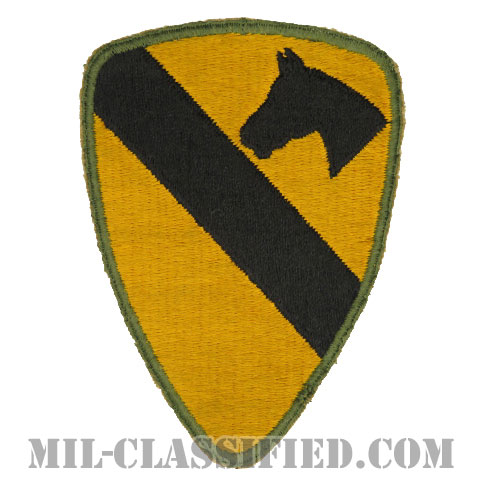 第1騎兵師団（1st Cavalry Division）[カラー/カットエッジ/パッチ/中古1点物]の画像