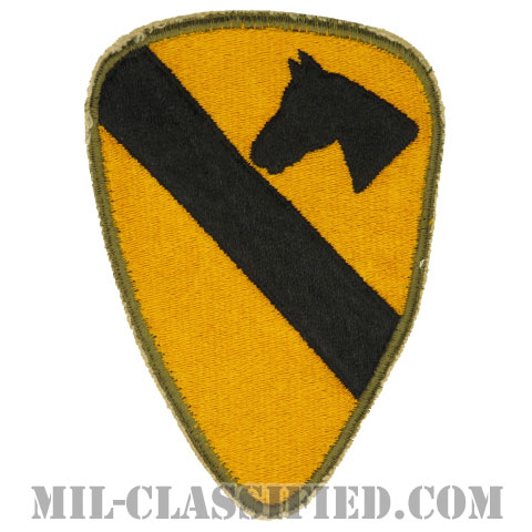第1騎兵師団（1st Cavalry Division）[カラー/カットエッジ/パッチ/中古1点物]の画像