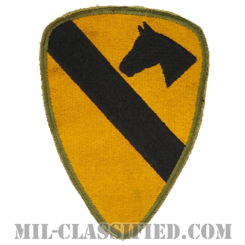 第1騎兵師団（1st Cavalry Division）[カラー/カットエッジ/パッチ/中古1点物]の画像